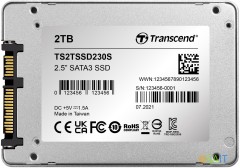 Накопитель SSD Transcend SATA-III 2TB TS2TSSD230S SSD230S 2.5" 0.3 DWPD