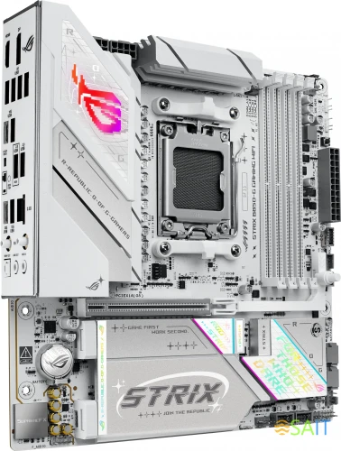 Материнская плата Asus ROG STRIX B850-G GAMING WIFI Socket AM5 AMD B850 4xDDR5 mATX AC`97 8ch(7.1) 2.5Gg RAID+HDMI+DP