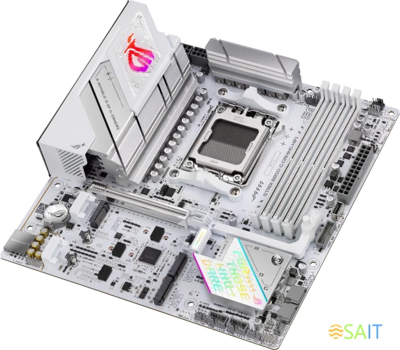 Материнская плата Asus ROG STRIX B850-G GAMING WIFI Socket AM5 AMD B850 4xDDR5 mATX AC`97 8ch(7.1) 2.5Gg RAID+HDMI+DP