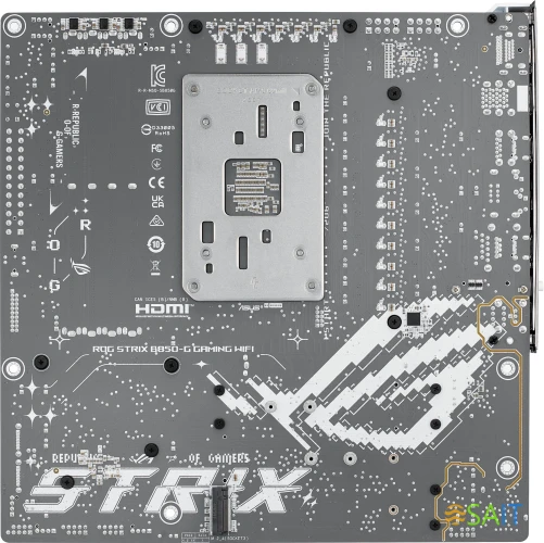 Материнская плата Asus ROG STRIX B850-G GAMING WIFI Socket AM5 AMD B850 4xDDR5 mATX AC`97 8ch(7.1) 2.5Gg RAID+HDMI+DP