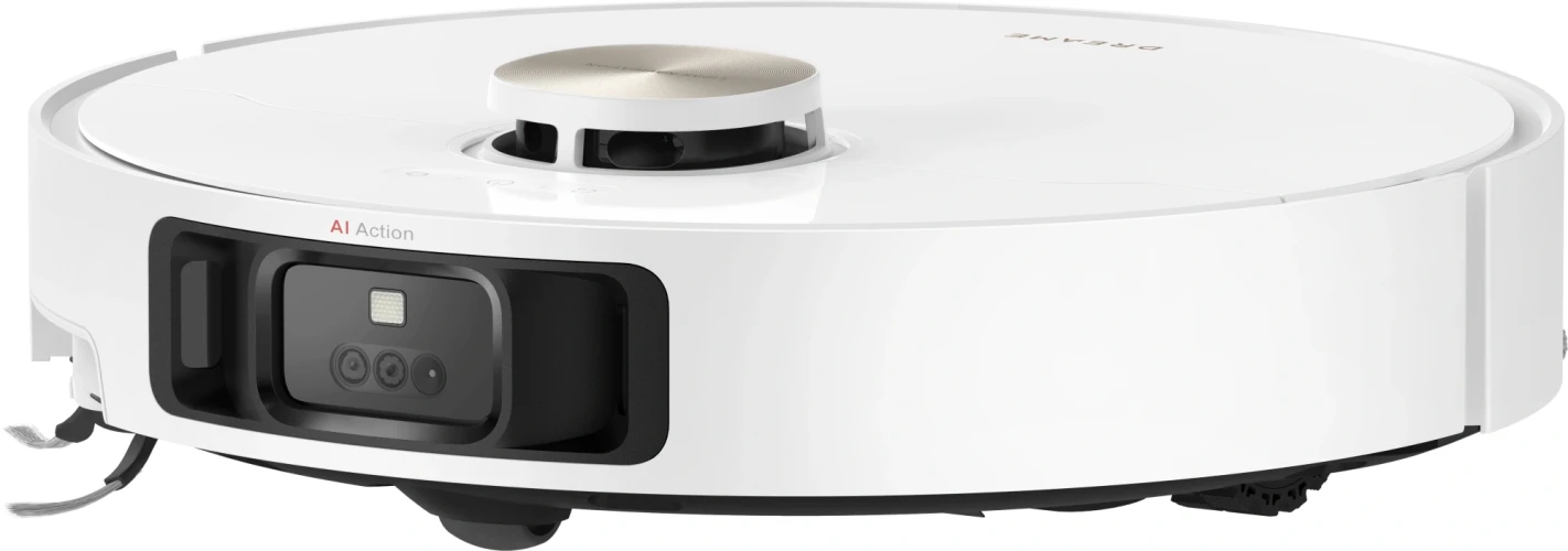 Пылесос-робот Dreame X40 Ultra Complete 200Вт белый/золотистый