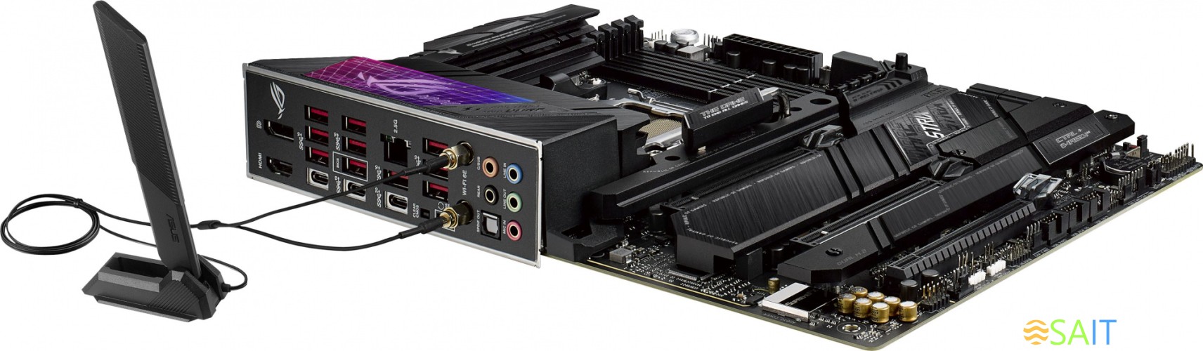 Материнская плата Asus ROG STRIX X670E-E GAMING WIFI SocketAM5 AMD X670 4xDDR5 ATX AC`97 8ch(7.1) 2.5Gg RAID+HDMI+DP