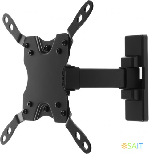 Кронштейн для телевизора Ultramounts UM864B черный 13"-42" макс.20кг настенный поворот и наклон