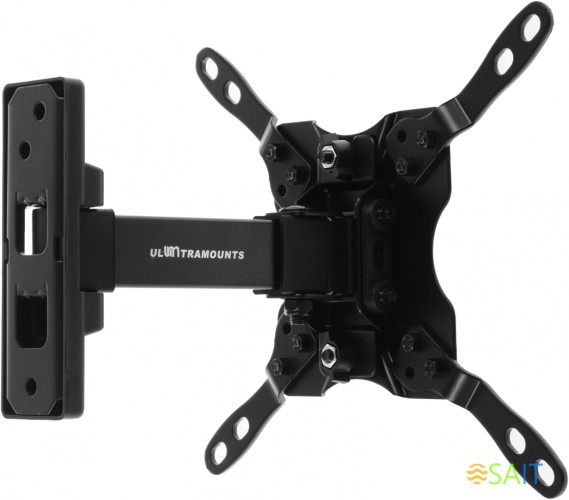 Кронштейн для телевизора Ultramounts UM864B черный 13"-42" макс.20кг настенный поворот и наклон