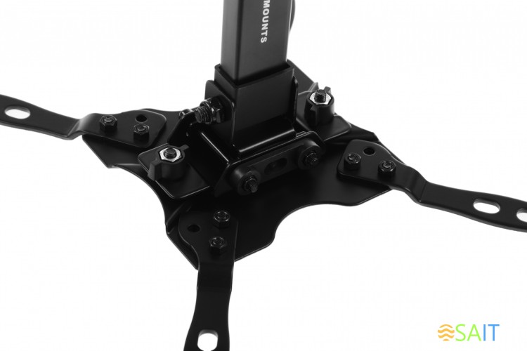 Кронштейн для телевизора Ultramounts UM864B черный 13"-42" макс.20кг настенный поворот и наклон