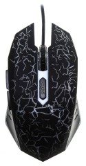 Мышь Оклик 895G HELLFIRE черный оптическая 3200dpi USB 6but (412863)