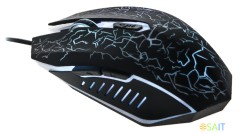 Мышь Оклик 895G HELLFIRE черный оптическая 3200dpi USB 6but (412863)