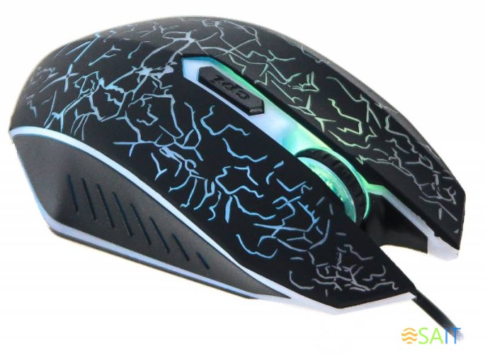 Мышь Оклик 895G HELLFIRE черный оптическая 3200dpi USB 6but (412863)