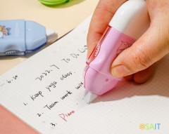 Лента коррект. Deli EH353 8мх5мм ассорти корпус белый блистер