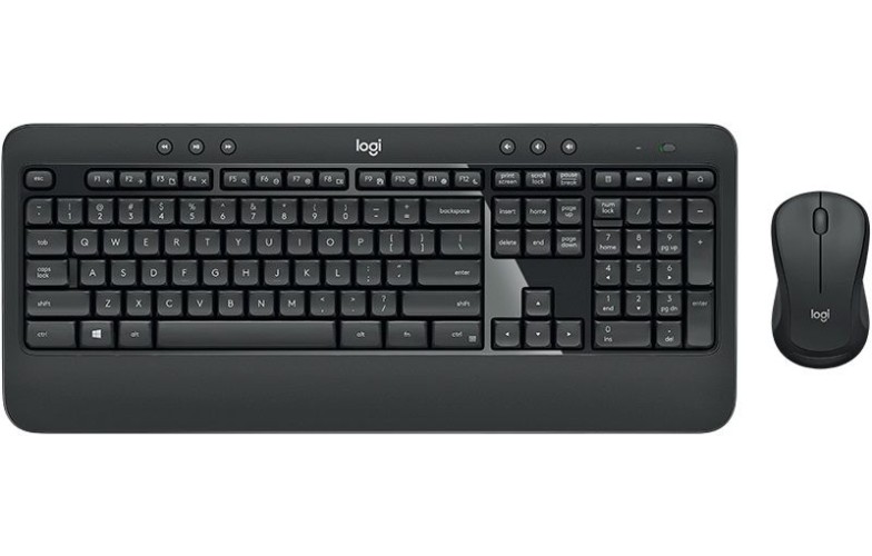 Клавиатура + мышь Logitech MK540 клав:черный мышь:черный USB беспроводная slim Multimedia (920-008686)