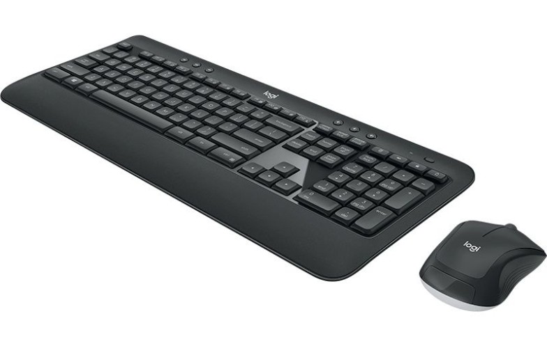 Клавиатура + мышь Logitech MK540 клав:черный мышь:черный USB беспроводная slim Multimedia (920-008686)