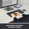 Клавиатура + мышь Logitech MK540 клав:черный мышь:черный USB беспроводная slim Multimedia (920-008686)