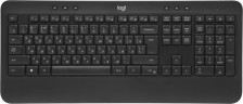 Клавиатура + мышь Logitech MK540 клав:черный мышь:черный USB беспроводная slim Multimedia (920-008686)