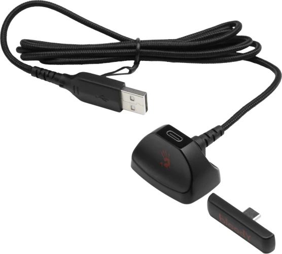 Наушники с микрофоном A4Tech Bloody MR720 черный мониторные BT/Radio оголовье (MR720 BLACK)