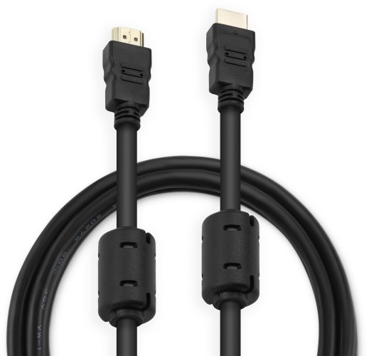 Кабель аудио-видео Buro HDMI 1.4 HDMI (m)/HDMI (m) 3м. феррит.кольца черный (HDMI-19M/19M-3M-MG)