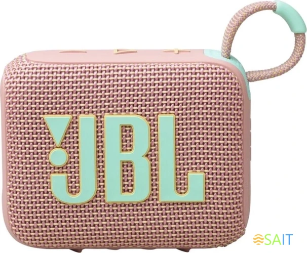 Колонка порт. JBL GO 4 розовый 4.2W 1.0 BT 850mAh (JBLGO4PINK)