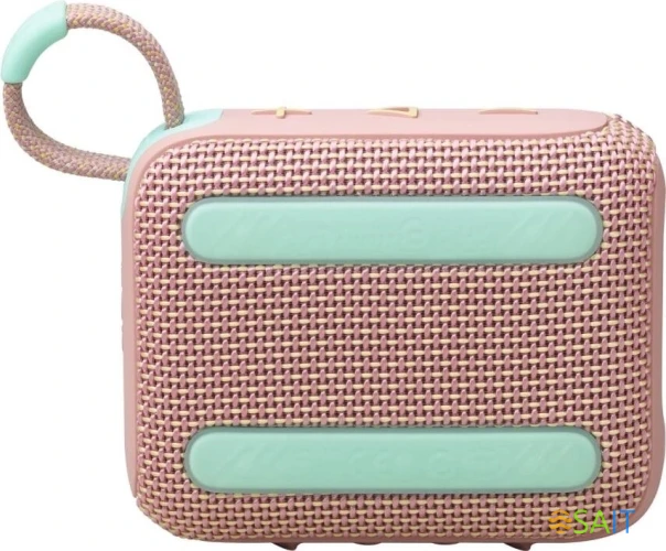 Колонка порт. JBL GO 4 розовый 4.2W 1.0 BT 850mAh (JBLGO4PINK)