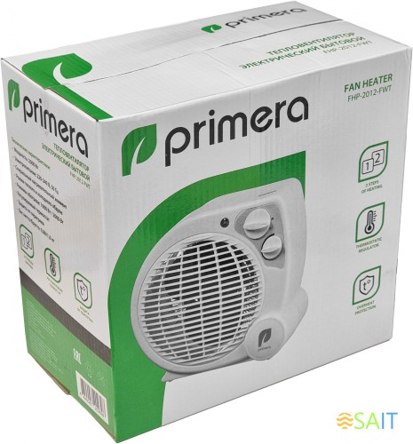 Тепловентилятор Primera FHP-2012-FWT 2000Вт белый