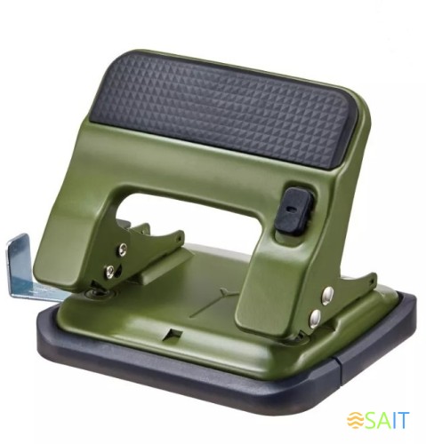 Дырокол Kw-Trio 09616GREEN макс.:30лист. металл зеленый отв.:2