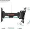 Кронштейн для телевизора Arm Media MARS-5 черный 10"-32" макс.25кг настенный поворот и наклон