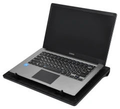 Подставка для ноутбука Digma D-NCP156-2 15.6"360x260x27мм 2xUSB 2x 120ммFAN 650г черный