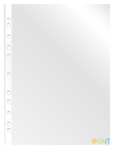 Папка-вкладыш Бюрократ -013BTEN глянцевые A4+ (упак.:100шт)