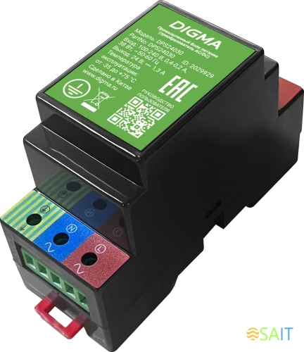 Блок питания AC/DC Digma DPS24030 24В 30Вт