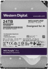 Жесткий диск WD SATA-III 24TB WD240PURP Surveillance Purple Pro (7200rpm) 512Mb 3.5"