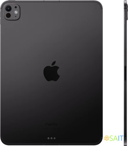 Планшет Apple iPad Pro 2024 A2837 M4 9C RAM8Gb ROM256Gb 11" OLED 2420x1668 5G eSIM iOS черный космос 12Mpix 12Mpix BT WiFi 9hr