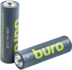 Батарея Buro Alkaline LR6 AA (40шт) спайка