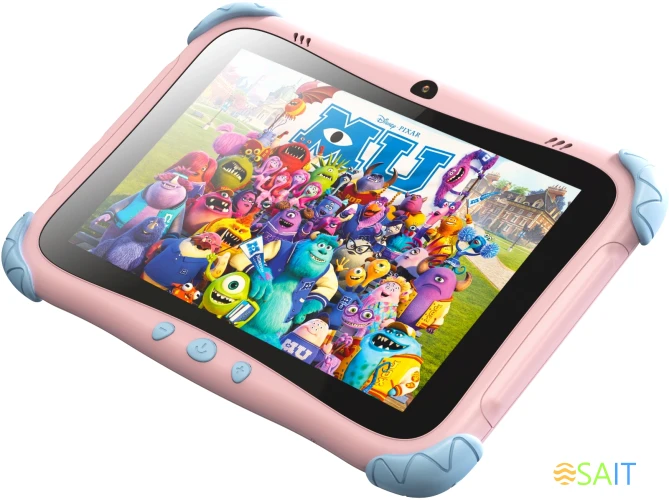 Планшет Digma Kids A8 SC9863A (1.6) 8C RAM2Gb ROM32Gb 8" IPS 1280x800 4G 1Sim Android 11.0 Go розовый 2Mpix 0.3Mpix BT WiFi microSD 512Gb 3000mAh