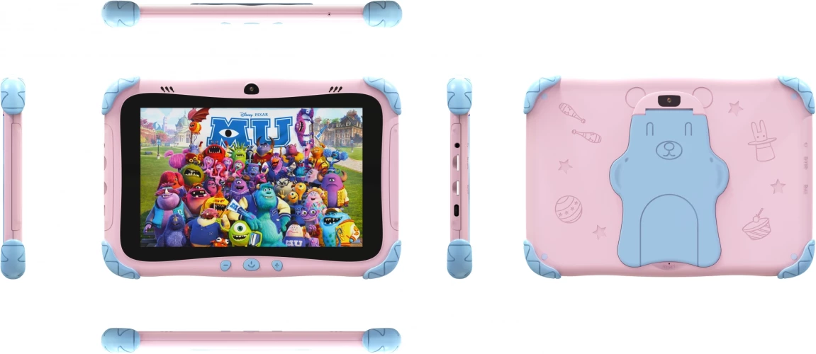 Планшет Digma Kids A8 SC9863A (1.6) 8C RAM2Gb ROM32Gb 8" IPS 1280x800 4G 1Sim Android 11.0 Go розовый 2Mpix 0.3Mpix BT WiFi microSD 512Gb 3000mAh