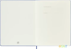 Блокнот Moleskine CLASSIC QP092B42 XLarge 190х250мм 192стр. нелинованный твердая обложка голубая гортензия