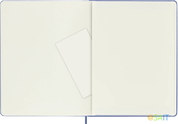 Блокнот Moleskine CLASSIC QP092B42 XLarge 190х250мм 192стр. нелинованный твердая обложка голубая гортензия