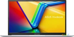Ноутбук Asus Vivobook 15X OLED K3504VA-MA556 Core i7 1355U 16Gb SSD1Tb Intel Iris Xe graphics 15.6" OLED 2.8K (2880x1620) noOS silver WiFi BT Cam (90NB10A2-M00NH0)