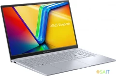 Ноутбук Asus Vivobook 15X OLED K3504VA-MA556 Core i7 1355U 16Gb SSD1Tb Intel Iris Xe graphics 15.6" OLED 2.8K (2880x1620) noOS silver WiFi BT Cam (90NB10A2-M00NH0)