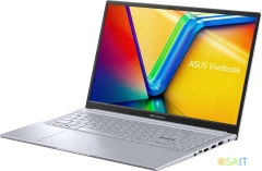 Ноутбук Asus Vivobook 15X OLED K3504VA-MA556 Core i7 1355U 16Gb SSD1Tb Intel Iris Xe graphics 15.6" OLED 2.8K (2880x1620) noOS silver WiFi BT Cam (90NB10A2-M00NH0)