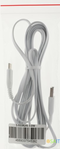 Кабель Premier 5-933RL45 3.0W USB (m)-USB Type-C (m) 3м белый пакет