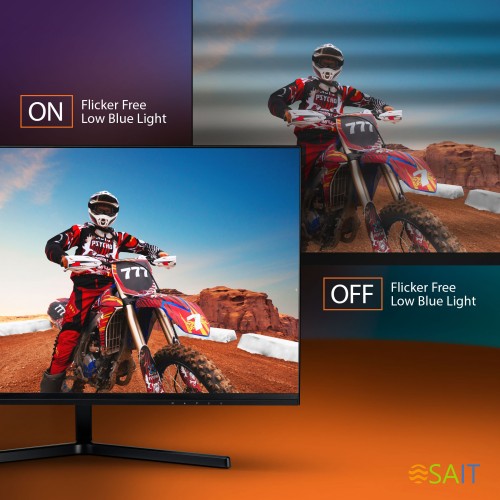 Монитор SunWind 23.8" SUN-M24BG110 черный VA LED 16:9 HDMI матовая 250cd 178гр/178гр 1920x1080 165Hz DP FHD USB 2.6кг