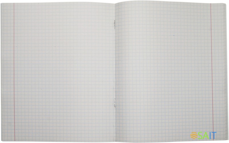 Тетрадь Buro 48л. клет. A5 202х163 1диз. бумвинил скоба синий