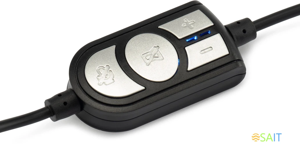 Наушники с микрофоном Оклик HS-M400 черный 1.8м накладные оголовье (1532019)