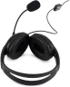 Наушники с микрофоном Оклик HS-M400 черный 1.8м накладные оголовье (1532019)