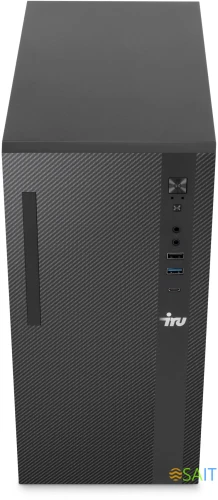 ПК IRU 310SC MT i3 12100 (3.3) 16Gb SSD256Gb UHDG 730 Windows 11 Professional GbitEth 200W черный (1969053)