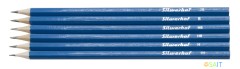 Набор карандашей ч/г Silwerhof Zeichner 2мм 2H-2B шестигран. дерево синий пакет европод. (6шт)