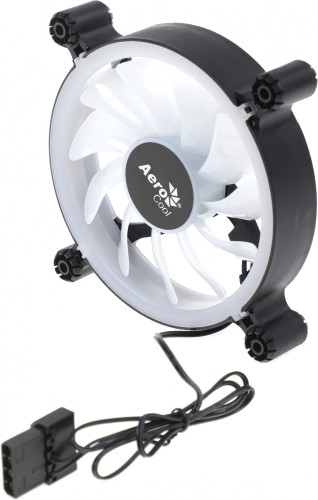 Вентилятор для корпуса Aerocool Spectro 12 RGB 120х120x25 черный 4-pin (Molex) 20дБ (SPECTRO 12 FRGB MOLEX) Ret