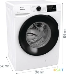 Стиральная машина Gorenje WGPNEI84A1SW класс: A-30% загр.фронтальная макс.:8кг белый