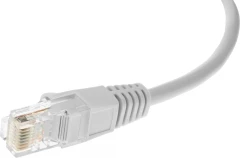 Патч-корд cat.5E stranded molded 0.5м серый RJ-45 (m)-RJ-45 (m)