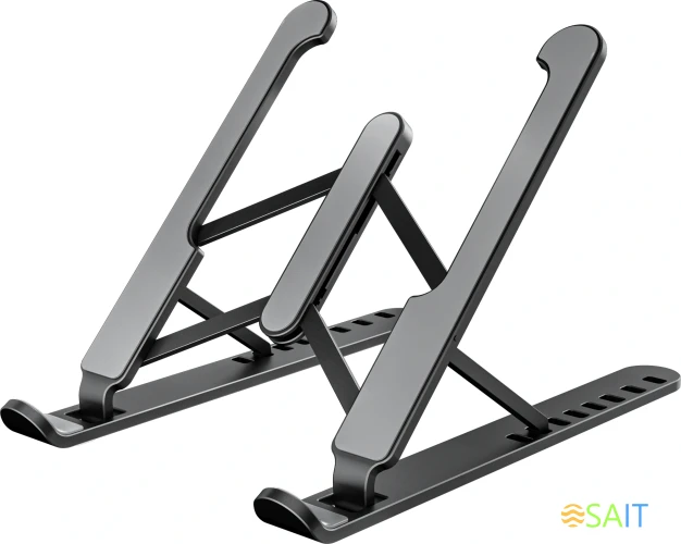 Подставка для ноутбука Buro BU-LS100 260x20x60мм 220г пластик ABS черный