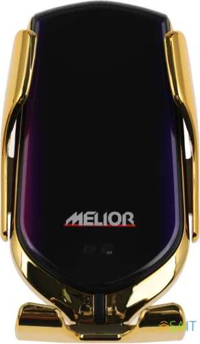 Держатель Wiiix CW-63V-G магнитный беспров.з/у. золотистый для смартфонов