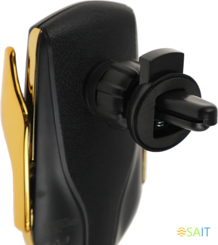 Держатель Wiiix CW-63V-G магнитный беспров.з/у. золотистый для смартфонов